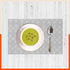 VIDA Multipurpose Abstract Texture Fridge Mats |Grey (45 cm X 30 cm 425 GSM)